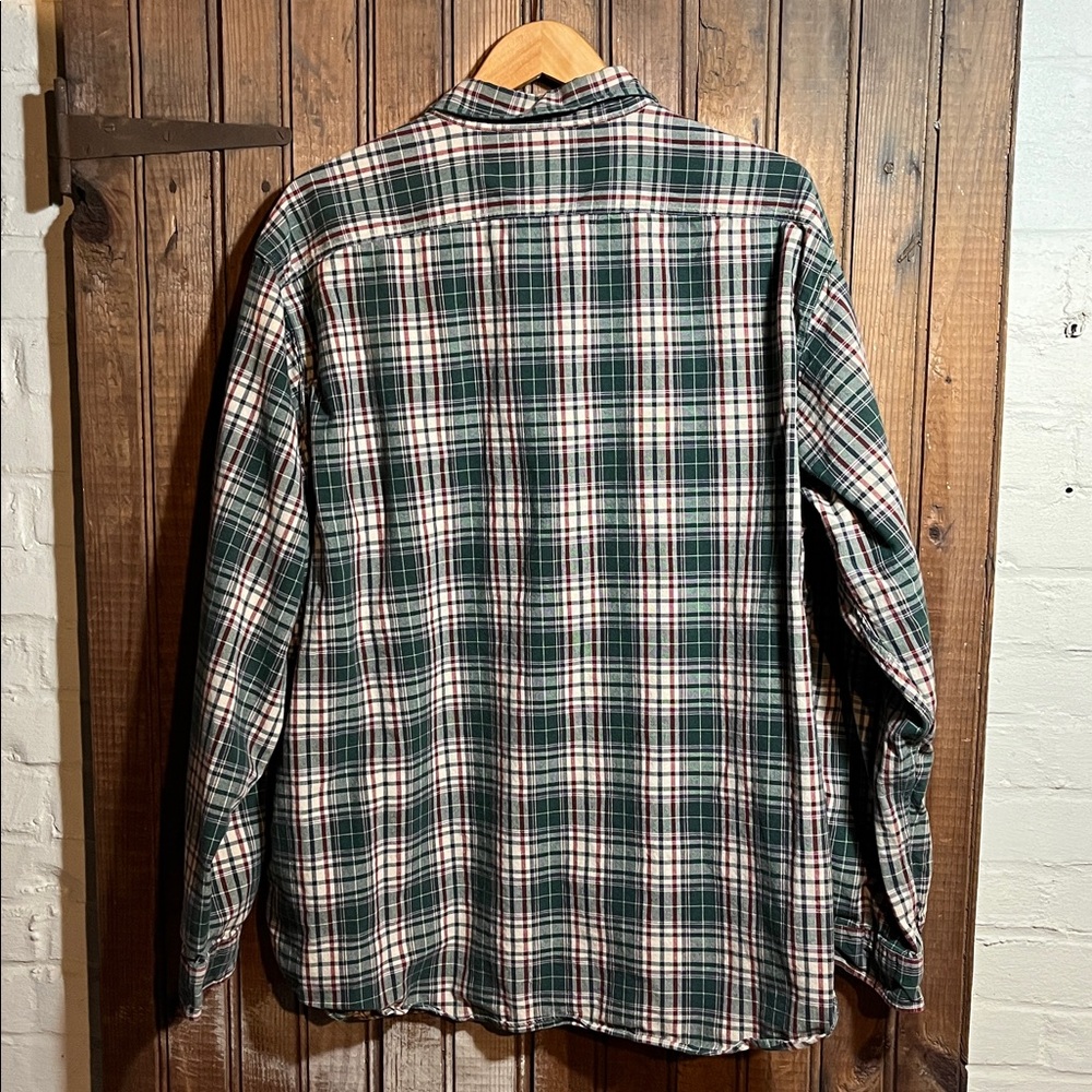 Ralph Lauren Polo Sport Green and White Plaid Button-Down Shirt - Picture 4 of 6